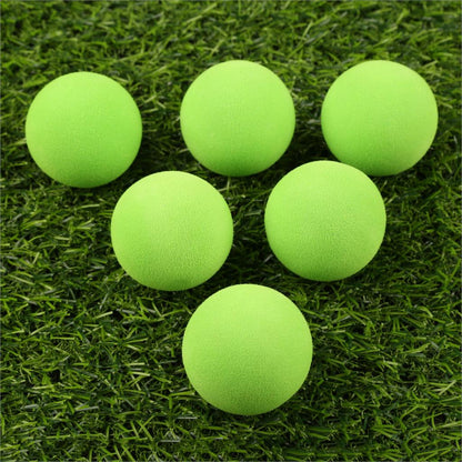 10Pcs/Lot EVA Foam Golf Balls Soft Sponge Balls for Outdoor Golf Swing Practice Balls for Golf/Tennis Training Solid 7 Colors