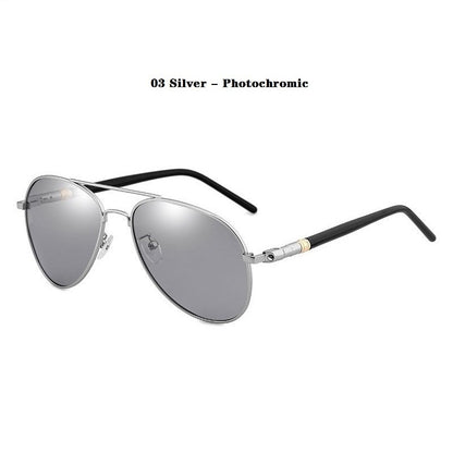Photochromic Sunglasses Men Women Polarized Chameleon Glasses Men's Change Color Sun Glasses for Man Day Night Vision Eyewear