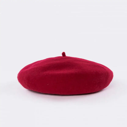 COKK Wool Beret Female Winter Hats for Women Flat Cap Knitted Hats Lady Girl Berets Hat Female Boina Bonnet Painter Hat Cap Hot