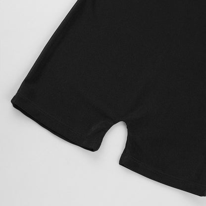 Children Dance Wear Short Sleeves Solid Color Stretchy Ballet Gymnastics