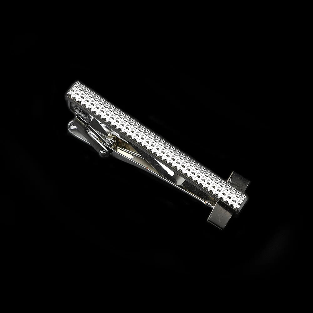 Men's Metal Tie Clip Bright Chrome Stainless Steel Jewelry  Necktie Clips Pin Clasp Clamp Wedding Charm Creative