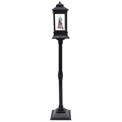 Christmas Decorations Western Style Snow Street Light With Music Merry Christmas Decoration for Garden