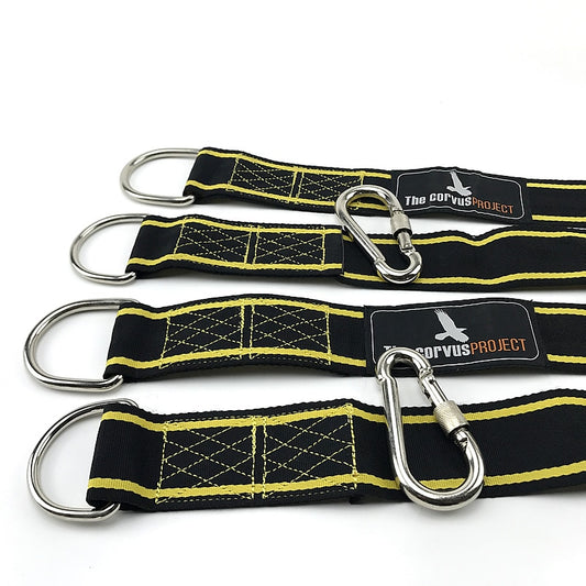 Tree Swing Hanging Kit With Tree Protectors and Protective Sleeves. Two 10ft Long Straps Holds 2500 Lbs