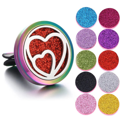 New Aromatherapy Jewelry Car Perfume Air Freshener Car Clip Tree of Life Aroma Essential Oil Diffuser Necklace Locket Pendants