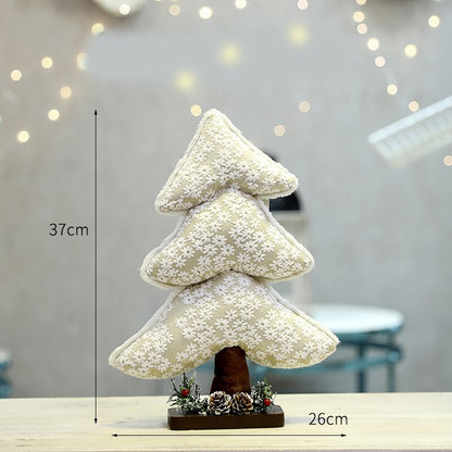 Santa Claus Snowman Alpaca Elk Christmas Decorations for Home New Year Christmas Doll Home Figures Ornaments Merry Christmas