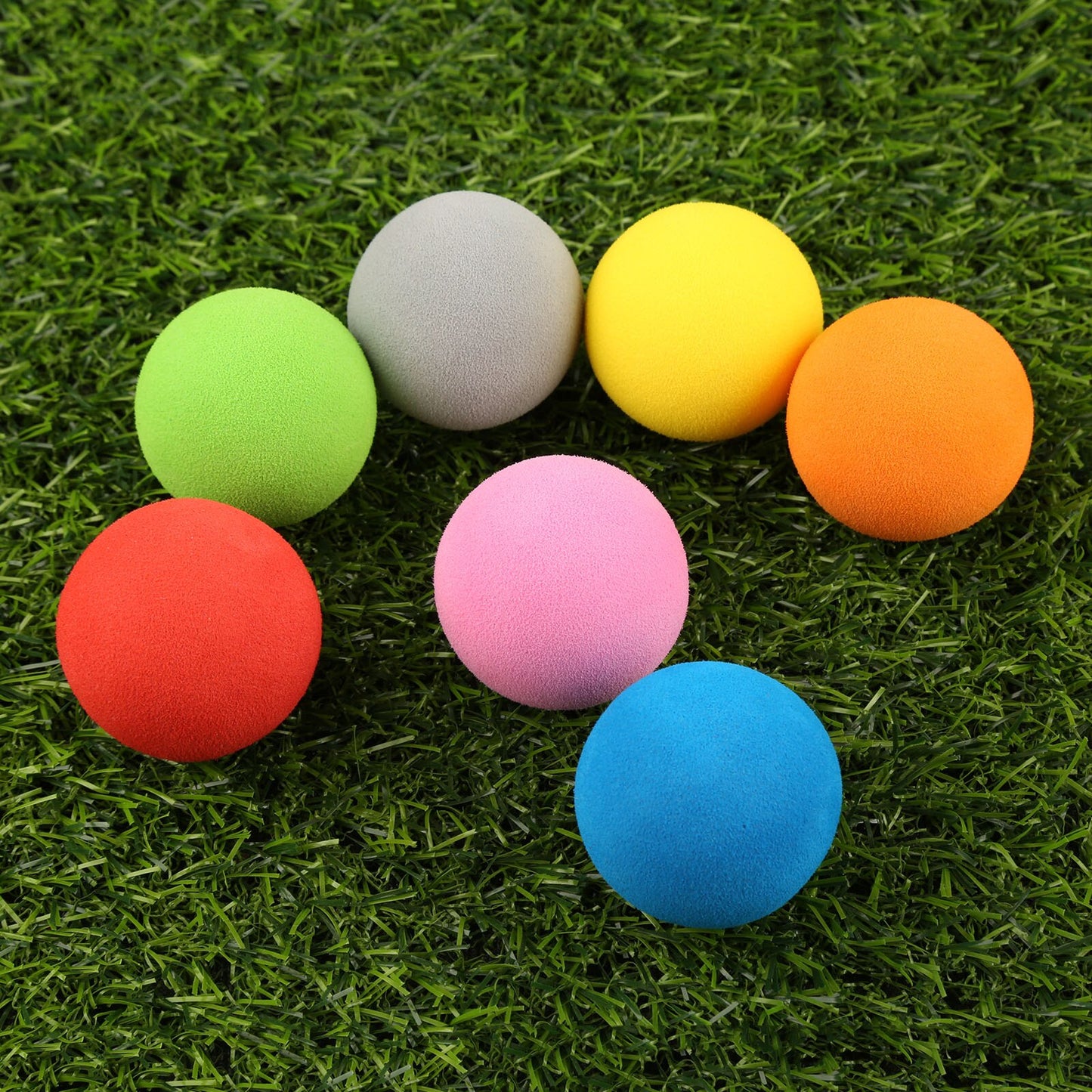 20pcs/Bag Golf Balls EVA Foam Soft Sponge Balls for Golf/Tennis Training Solid Color for Outdoor Golf Practice Balls