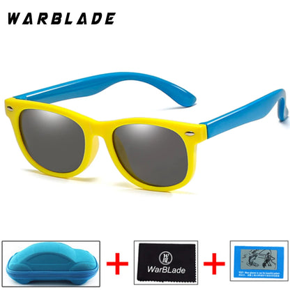 New Kids Polarized Sunglasses Children Boys Girl Sun Glasses Silicone Safety Glasses UV400 Eyewear Baby Shades Oculos With Boxes