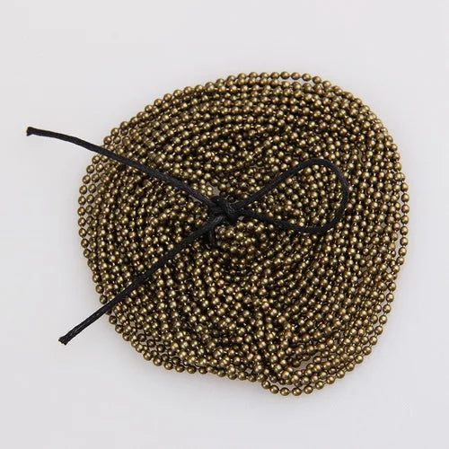 5m/Lot 1.5mm Metal Ball Bead Chains 7Colors Ketting Kettingen Bulk  Bulk Iron Chains for DIY  Jewelry Accessories