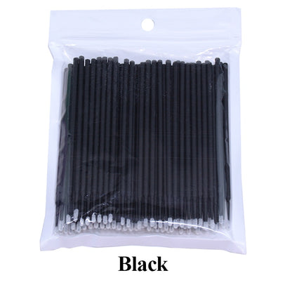 Kekelala 100pcs/Bottle Eyelash Extension Cleaning Swabs Lash Lift Glue Remover Applicators Microblade Makeup Micro Brushes Tool