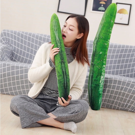 50/70/110cm Huge Creative Simulation Cucumber Plush Toy Soft Stuffed Cute Fruits Pillow Funny Kids Children Birthday Doll