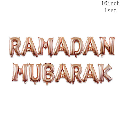 Ramadan Decoration Party Supplies EID Mubarak Paper Plate Cup for Ramadan Mubarak EID Party Home Decoration Islam Muslim Party