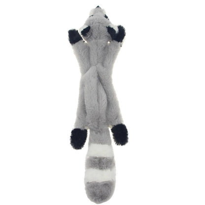 2023 New Cute Plush Toys Squeak Pet Wolf Rabbit Animal Plush Toy Dog Chew Squeaky Whistling Involved Squirrel Dog Toys