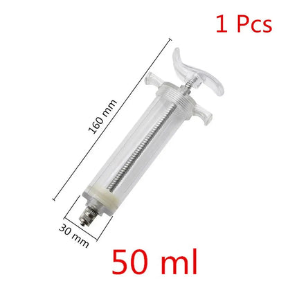 Manual Birds Feeding Syringe Parrots Pigeons Rodents Mice Feeding Rearing Syringe Gavage Straight Medication Tube 1Pcs