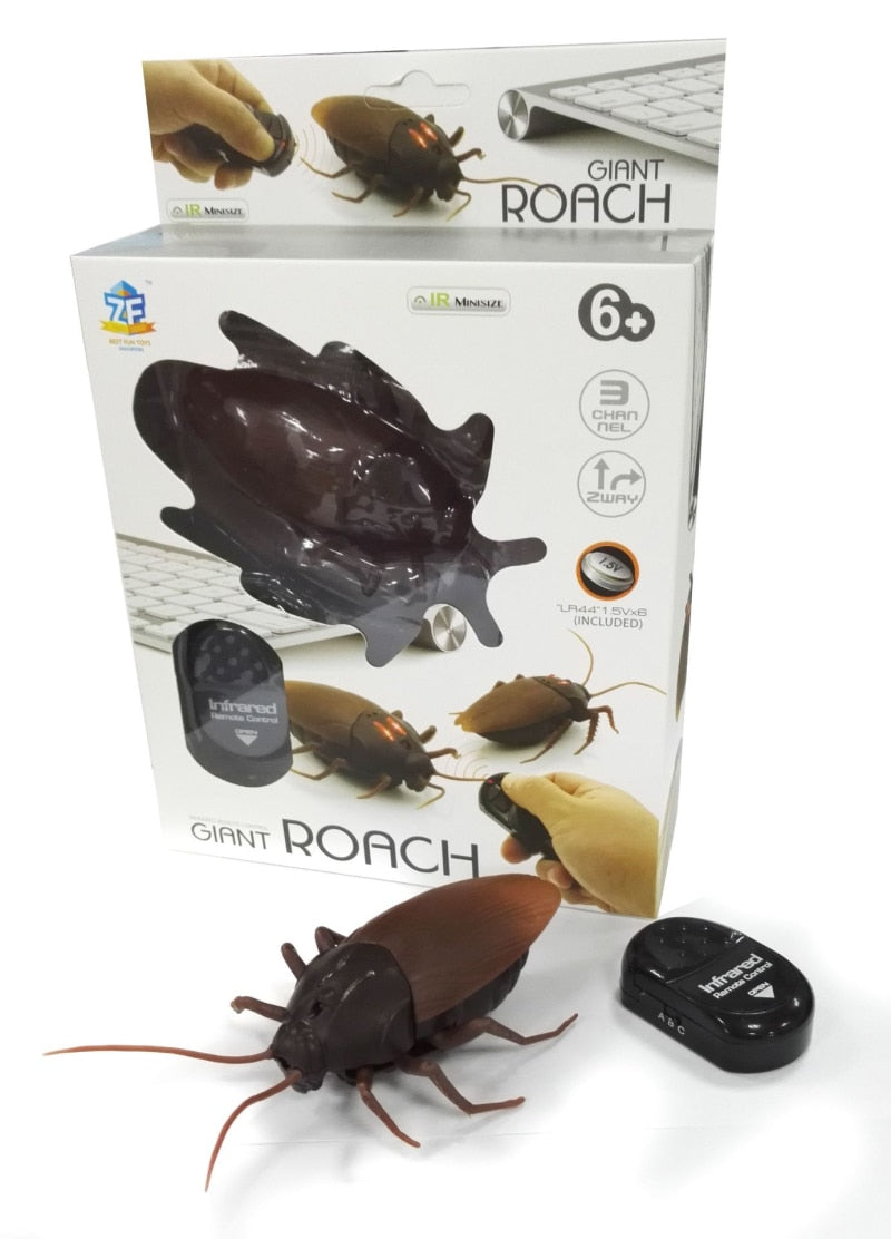 Infrared RC Remote Control Animal Insect Toy Smart Cockroach Spider Ant Insect Scary Trick Halloween Toy Christmas Kids