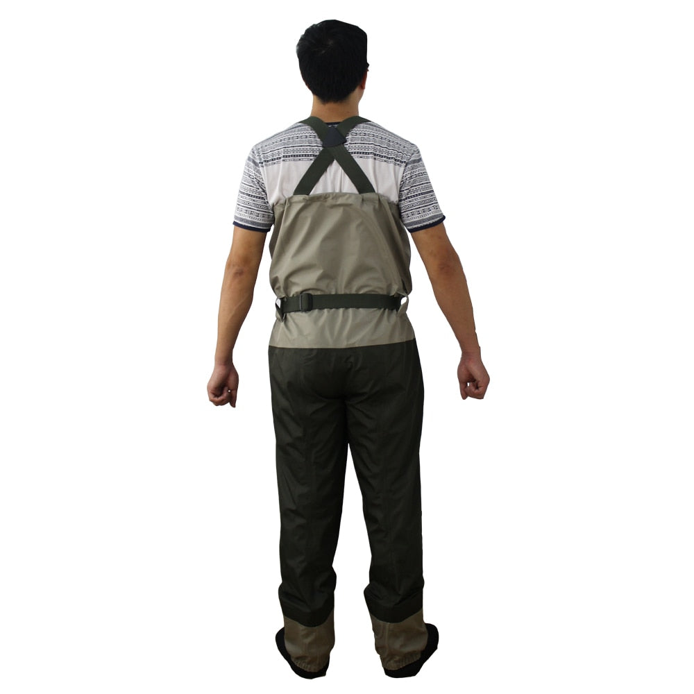 Fly Fishing Breathable Stockingfoot Chest Wader Breathable Waterproof Pants Fishing Waders Trousers for Men and Women