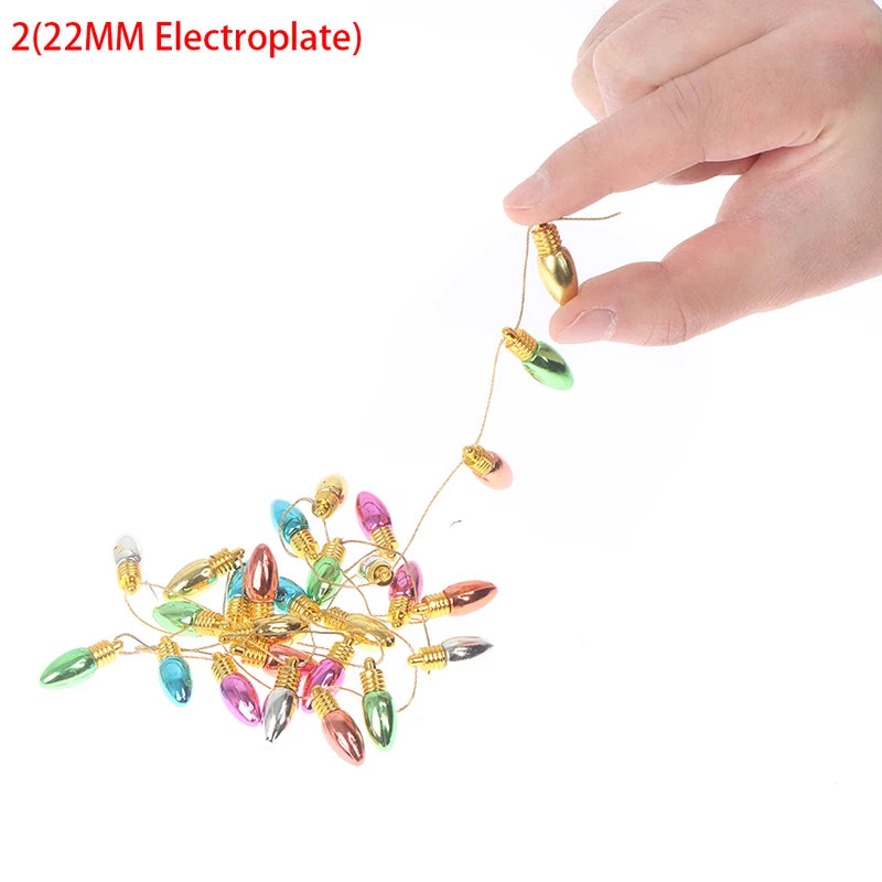 1/12 Scale 1 String of Fake Lights Christmas Good Decoration Dollhouse Miniature Mini Furniture Accessories String Lights