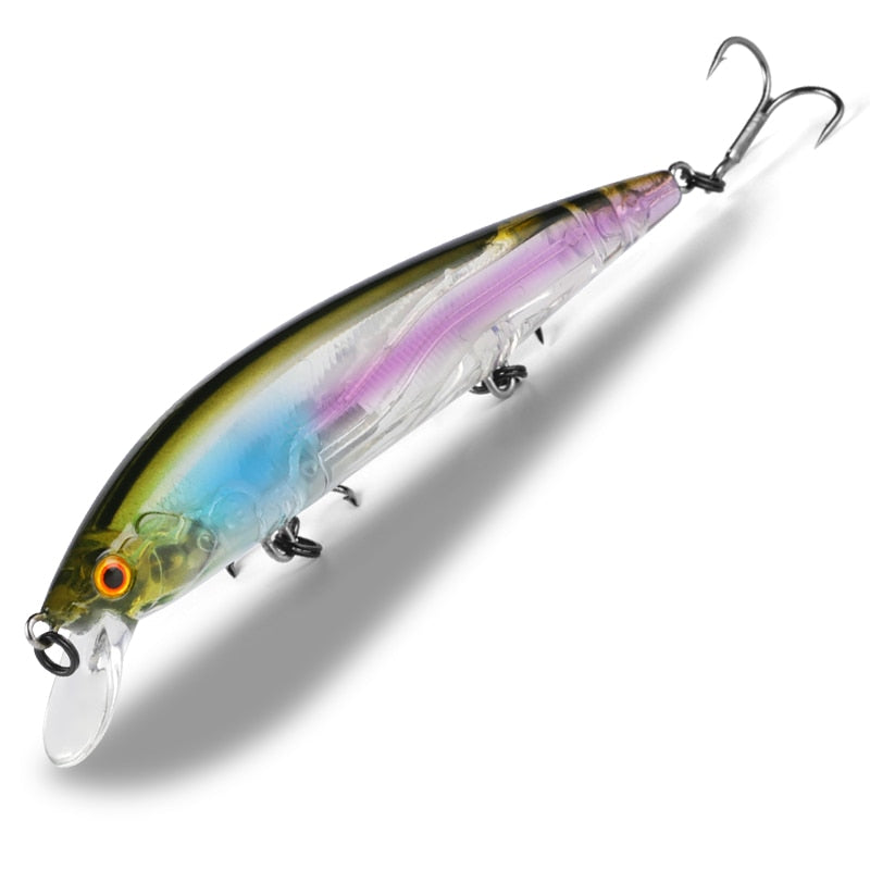 BEARKING 110mm 16g Hot Fishing Tackle A+ Tungsten System Fishing Lures Minnow Bait Suspending  Bait 16colors for Choose