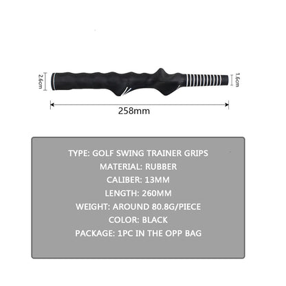 1Pc Golf Swing Trainer Grips Golf Club Grip Rubber for Beginner Golf Accessories