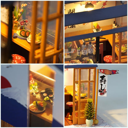 CUTEBEE Doll House Miniature DIY Dollhouse With Furnitures Wooden House Casa Diorama Toys for Children Birthday