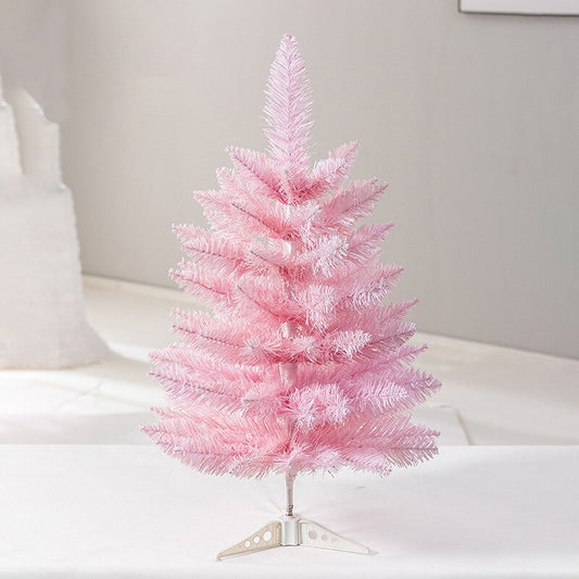 Artificial Christmas Tree 60CM Pink Classic Xmas Pine Tree With Plastic Stand Ar