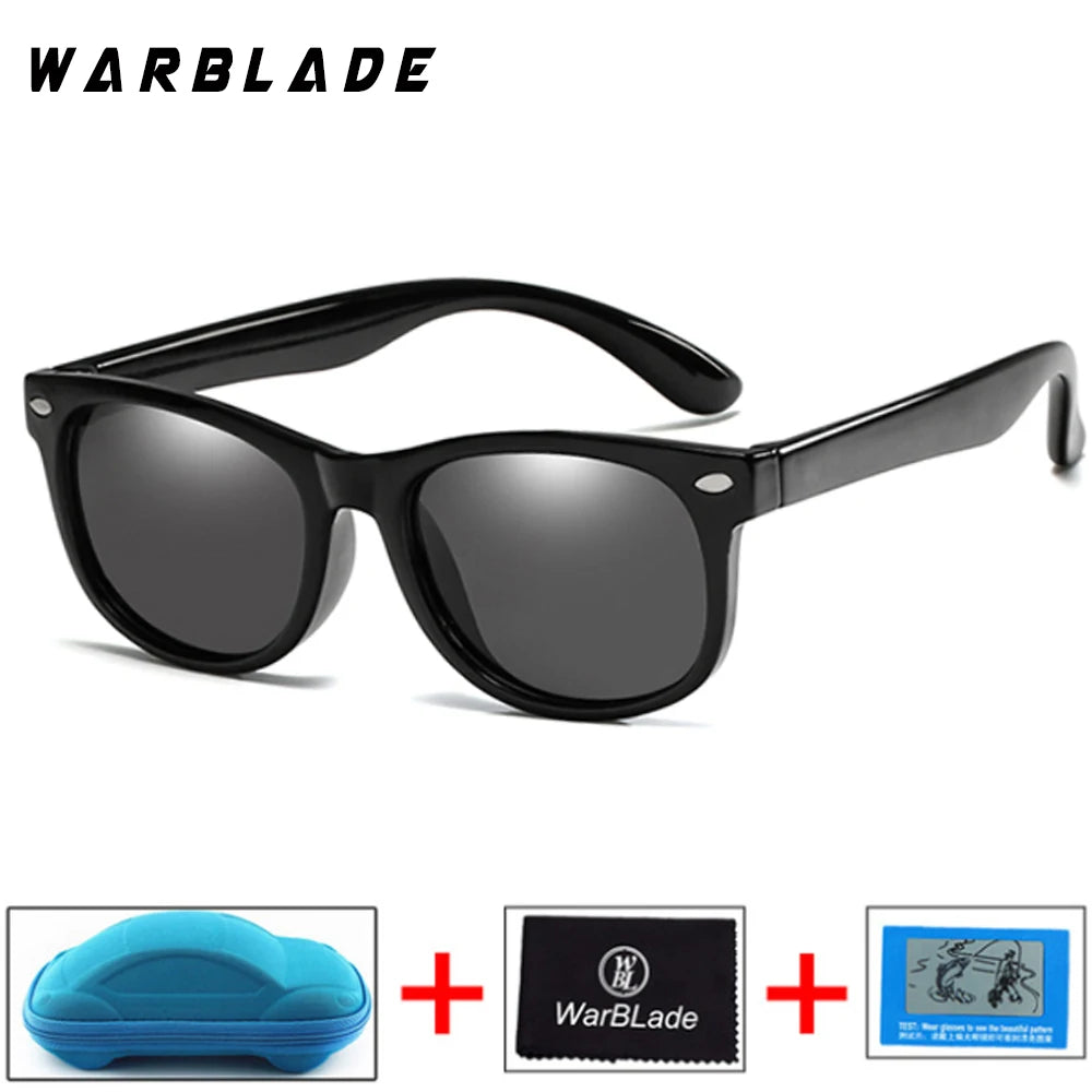 New Kids Polarized Sunglasses Children Boys Girl Sun Glasses Silicone Safety Glasses UV400 Eyewear Baby Shades Oculos With Boxes