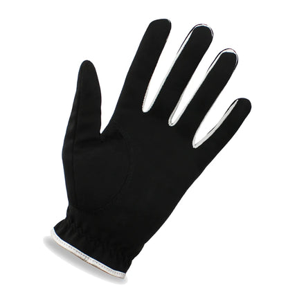 1 Pcs Mens Golf Glove Micro Soft Fiber Color Black Golf Gloves Men Left/Right Hand Non-Slip Drop Ship