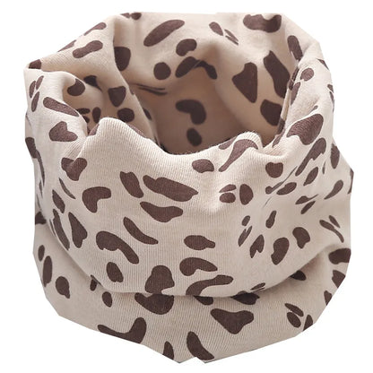 New Autumn Winter Girls Cotton Scarf Kids Scarf Bibs LIC Boys Girls Scarves Lovely Kids Collar Children Bufandas O Ring Scarf