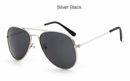 Boys Girls Retro Fashion Aviation Sunglasses Kids Goggles Students Pilot Sun Glasses Party Eyewear Outdoor Eye Glasses UV400