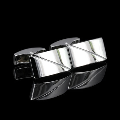 French Shirt Cufflink for Mens Brand Designer Cuffs Button Male Silver High Quality Luxury Wedding Jewelry Father's Day