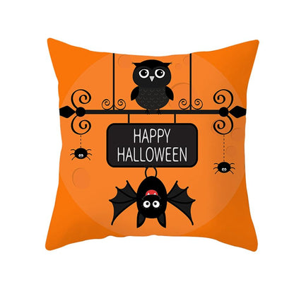 Halloween Decoration for Home Cartoon Pumpkin Bat Ghost Pillowcase Horror Halloween Party Supplies Accessories Haloween Ornament