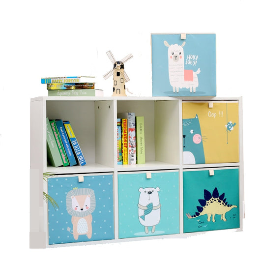 2020 Cartoon Toy Storage Box  Folding Storage Bins Wardrobe Drawer Organizer Clothes Storage Basket Kids Toys Organizer