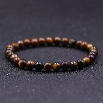 Minimalist 4/6/8/10/12mm 100% Tiger Eyes Beads Bracelet Natural Stone Braslet Accessories Jewelry Pulseras