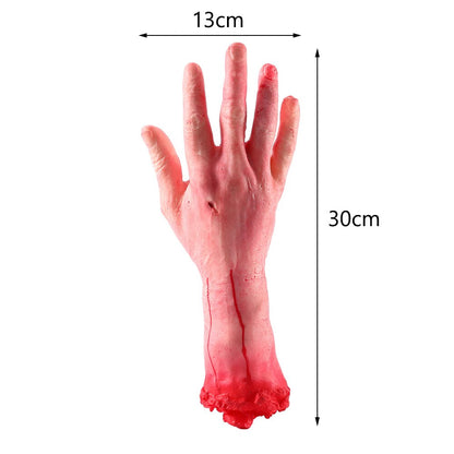 1Pc Halloween Horror Bloody Human Heart Brain Foot Arm Finger Halloween Decoration Halloween Party Haunted House Escape Ornament