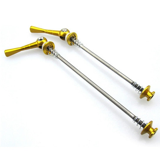 Ultra-Light 48g/Pair Titanium Ti Axis Skewers QR MTB Road Bike Bicycle Quick Release Front 100 Rear 130/135mm Wheel Hub Skewers