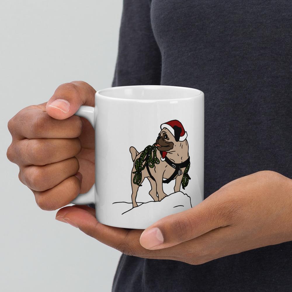 Vinny the Pug Christmas Mug #3