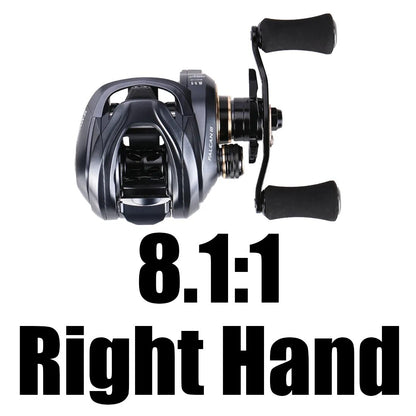 SeaKnight Brand FALCAN III Series Baitcasting Reel 7.3:1 8.1:1 Ultra-Light 180g MAX Drag Power 15LB Long Casting Fishing Reel