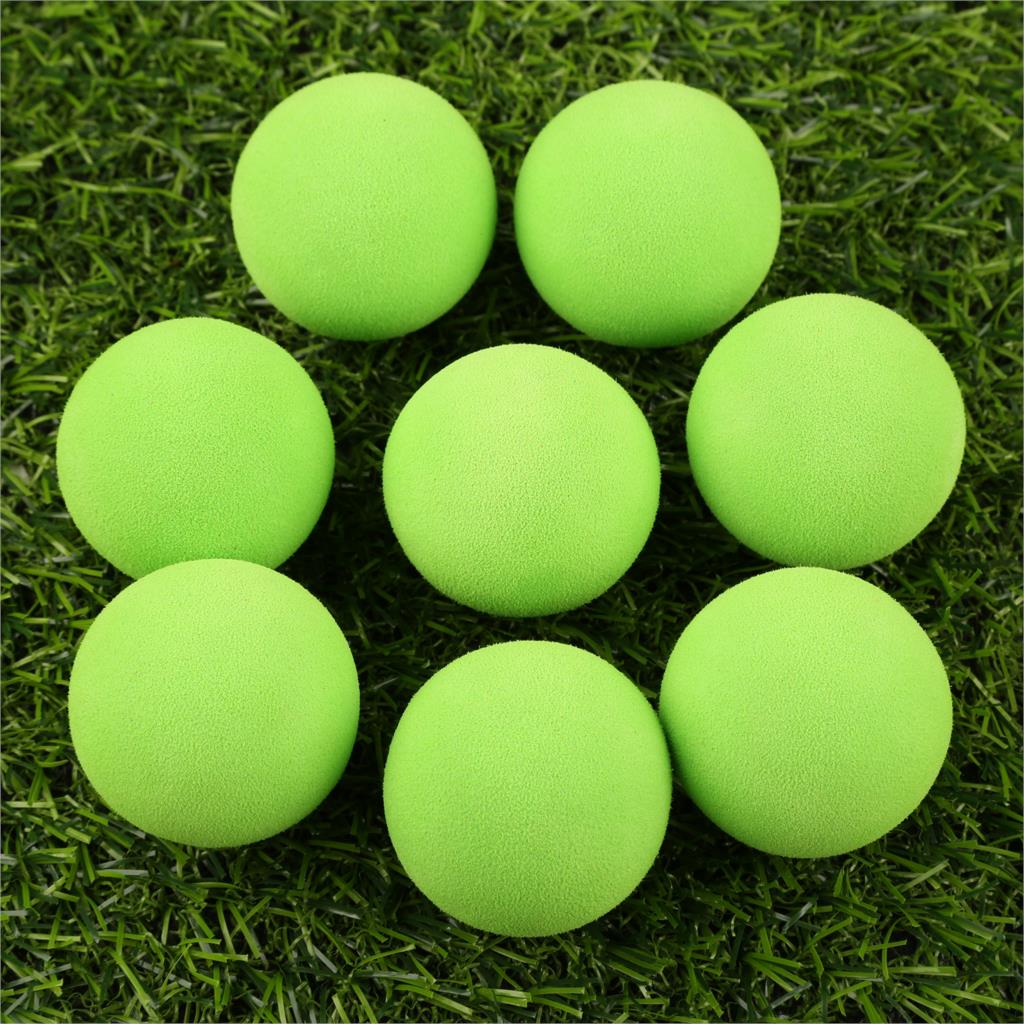 10Pcs/Lot EVA Foam Golf Balls Soft Sponge Balls for Outdoor Golf Swing Practice Balls for Golf/Tennis Training Solid 7 Colors