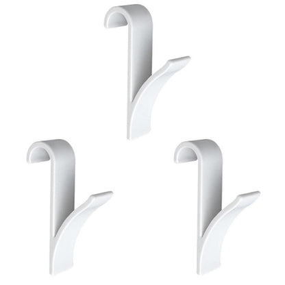 Kitchen Bathroom Hanger Clips Storage Racks White Clear Hanger Heated Towel Radi
