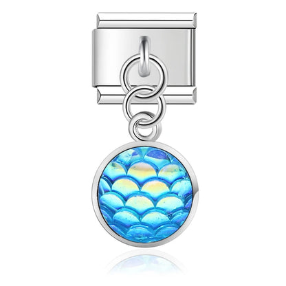 Hapiship 9mm Width New Original Daisy I Love You Heart Flower Italian Charm Fit Bracelet Stainless Steel Jewelry Making DJ047
