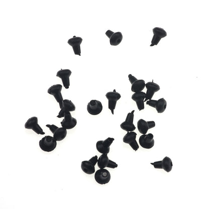 Rompin 50pcs/Lot Carp Fishing Bait Stop Beads Holder Boilie Rubber Hook Earring Backs Stoppers Earring Nuts Clutches Accessories