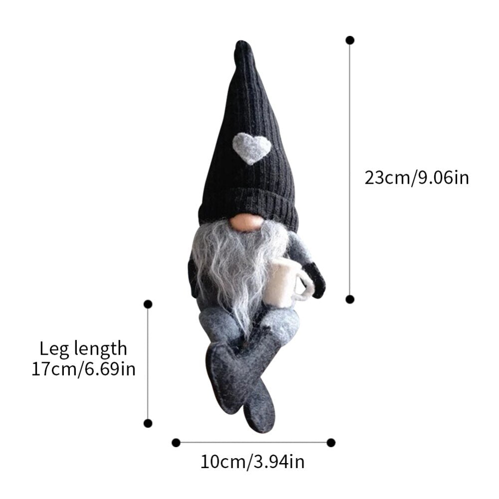 Christmas Gnomes Decoration Swedish Gnome Plush Ornament Tomte Santa Elf Dwarf D