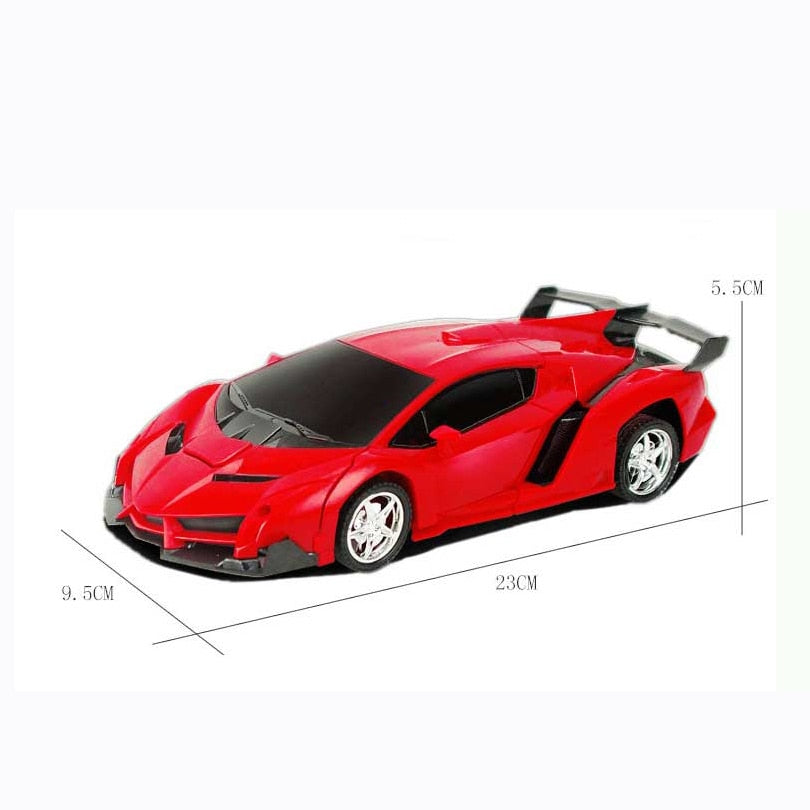 2In1 RC Car Sports Car Transformation Robots Models Remote Control Deformation Car RC Fighting Toy KidsChildren's Birthday