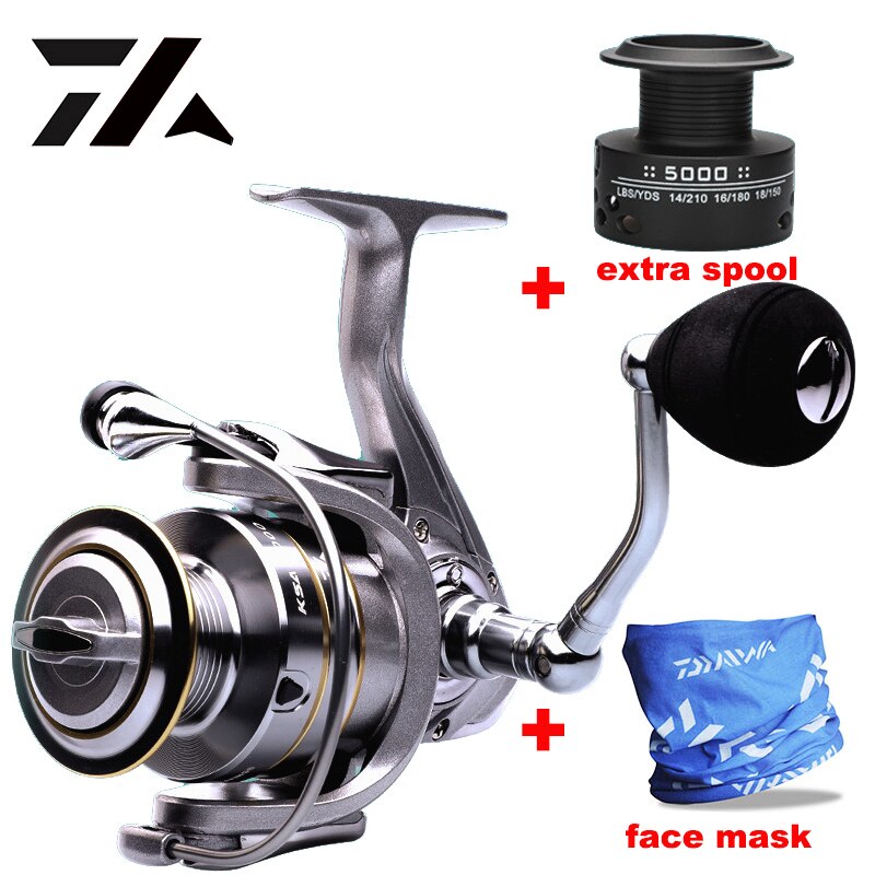 Fishing Reel Double Spool Spinning Reel High Speed Gear Ratio Spinning Reel Carp Fishing Reels Casting Reel for Saltwater
