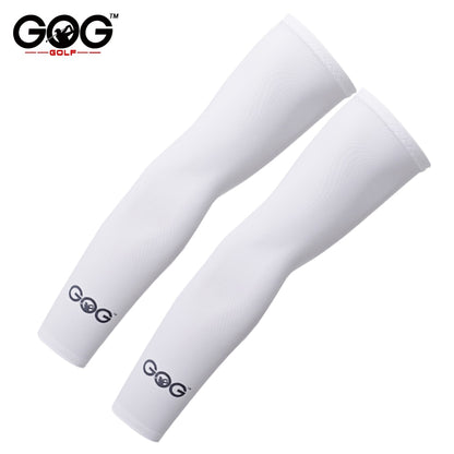GOG Golf Sleeves Cooling Lycra Arm Sleeves Sun Protective UV Cover Sport Ridding