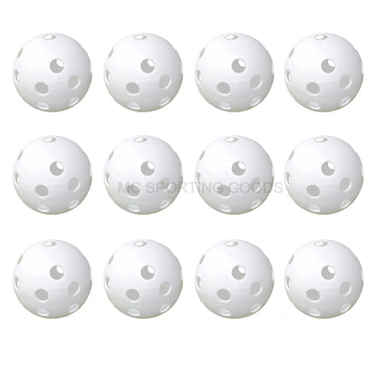 12pcs/Lot Indoor Golf Ball Golf Practice Balls Golf Light Ball Have Hole Golf Training Aids 7 Colors to Choose Drop Shipping New