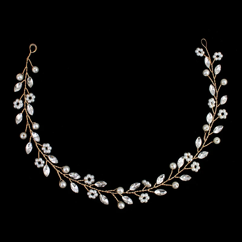 Miallo Classic Crystal Wedding Hair Vine Bridal Hair Jewelry Accessories Headpieces Women Headbands Princess Tiaras and Crowns