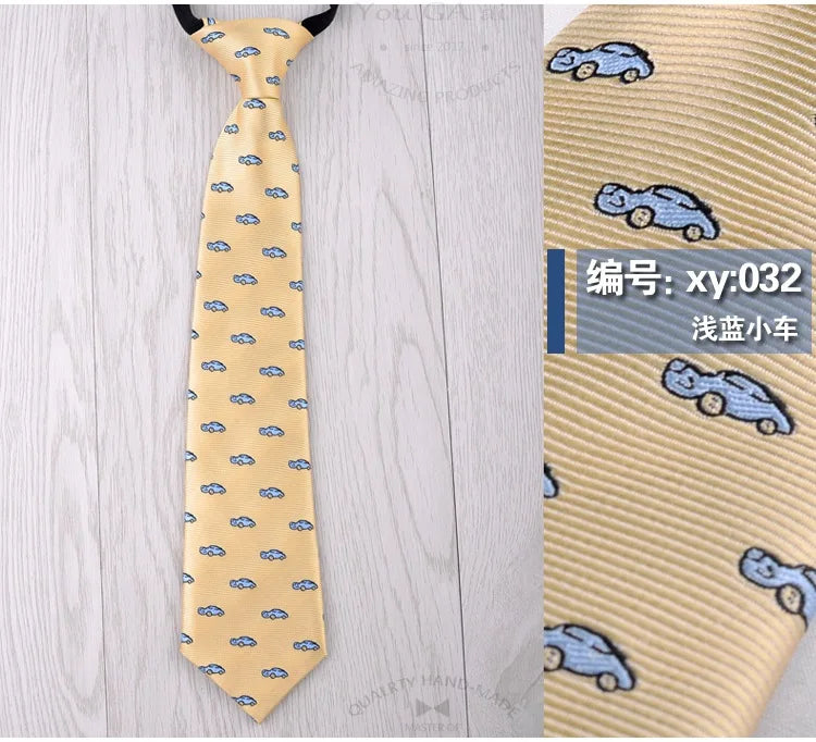 28*6cm Gravata Boys Girls Children's Tie School Class Dance Costume Accessories Band Cartoon Student Tie Necktie Neckcloth