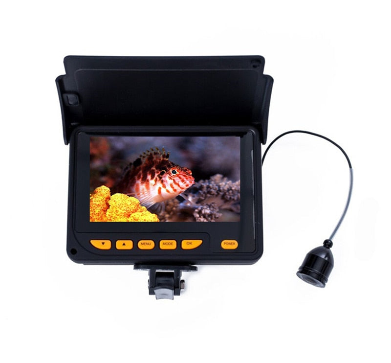 Fish Finder 20M 30M HD 1000TVL Underwater Ice Fishing Fish Camera Video 4.3" LCD 8pcs IR  150 Degrees Angle Sunvisor Fishfinder