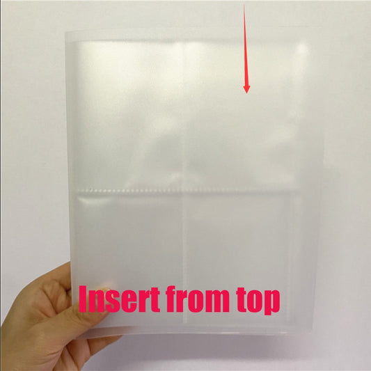 192 Capacity Cards Transparent Albums for 70*92mm Board Games Cards Book Sleeve Holder