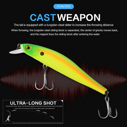 BEARKING 9cm 10g Hot Fishing Gear Shone SP Lures Minnow Crank ,Tungsten Magnet Weight System Wobbler Bait Isca Artificial